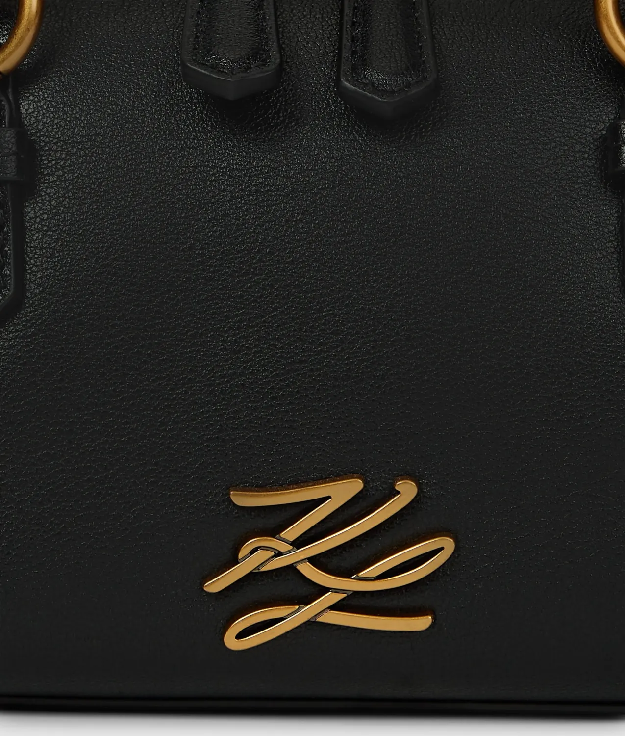 Karl Lagerfeld K/Autograph Bowling Bag Leder Zip-Top