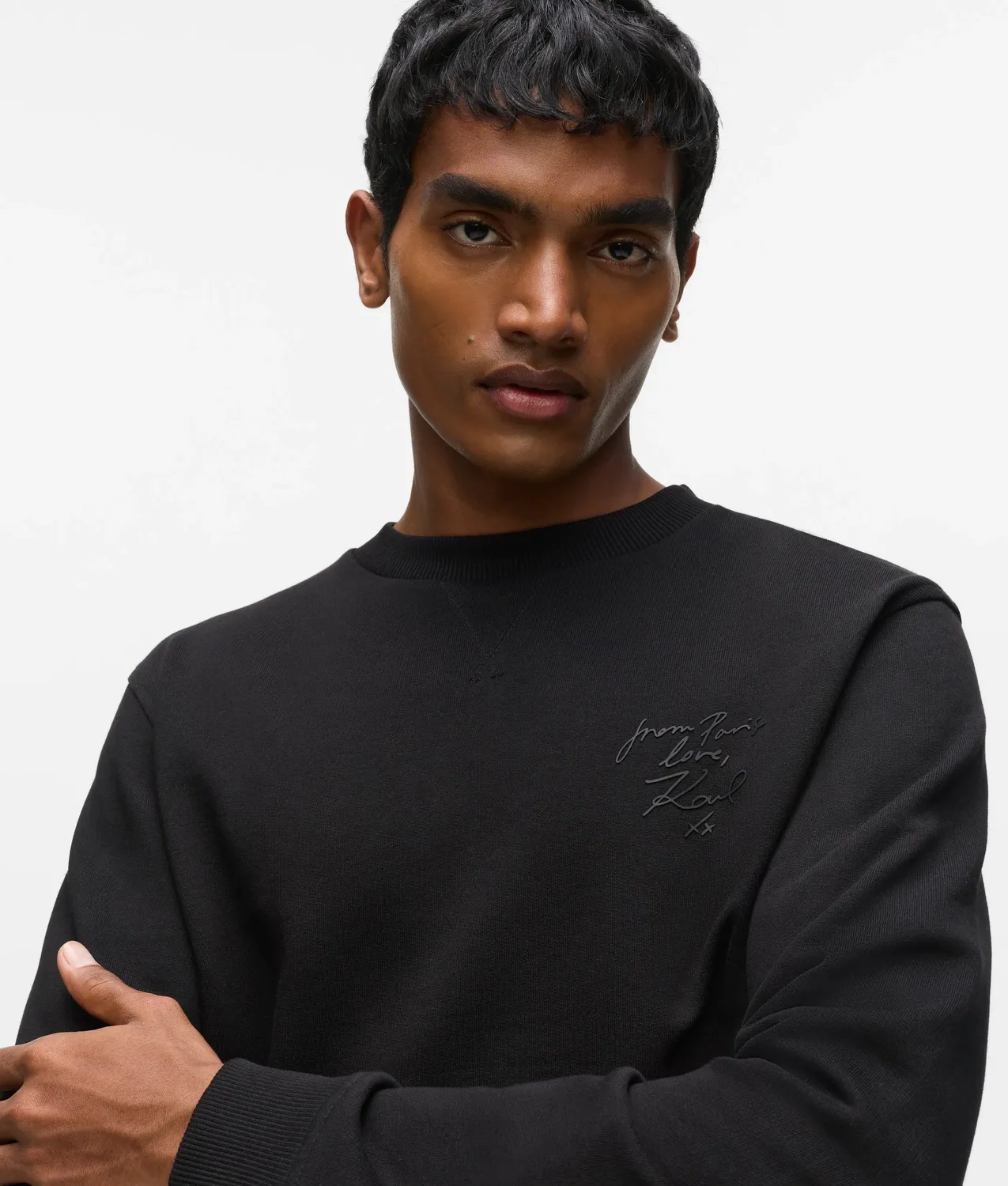 Karl Lagerfeld From Paris Sweatshirt Baumwolle Herren Patch