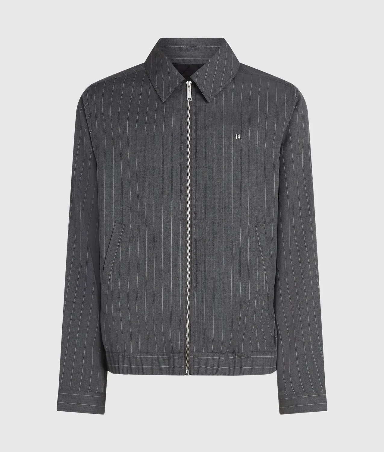 Karl Lagerfeld Pinstripe Wollblazer Nadelstreifen Jacke