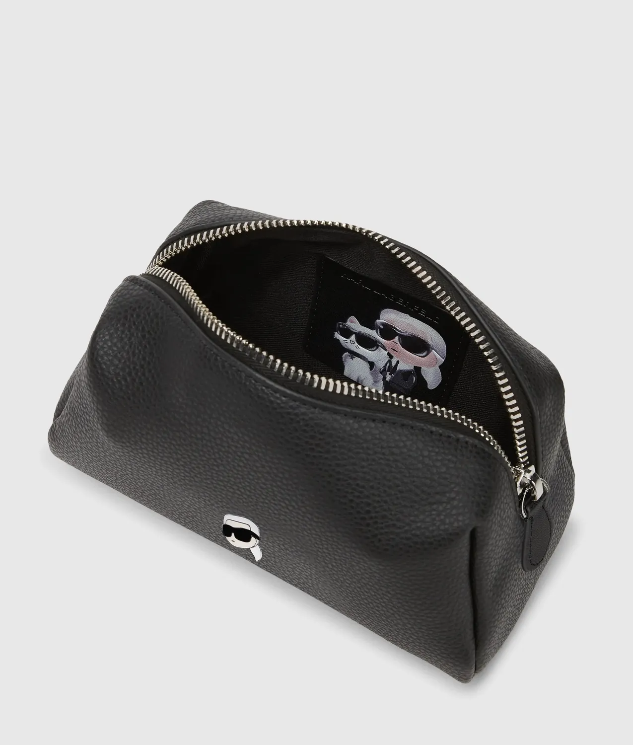 Karl Lagerfeld Ikon Pebble Kosmetiktasche Kunstleder One Size