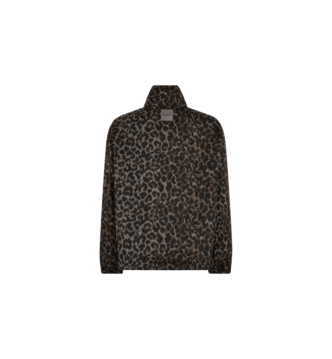 Mos Mosh MMCamille Leo Jacke Schwarz Leo-Print