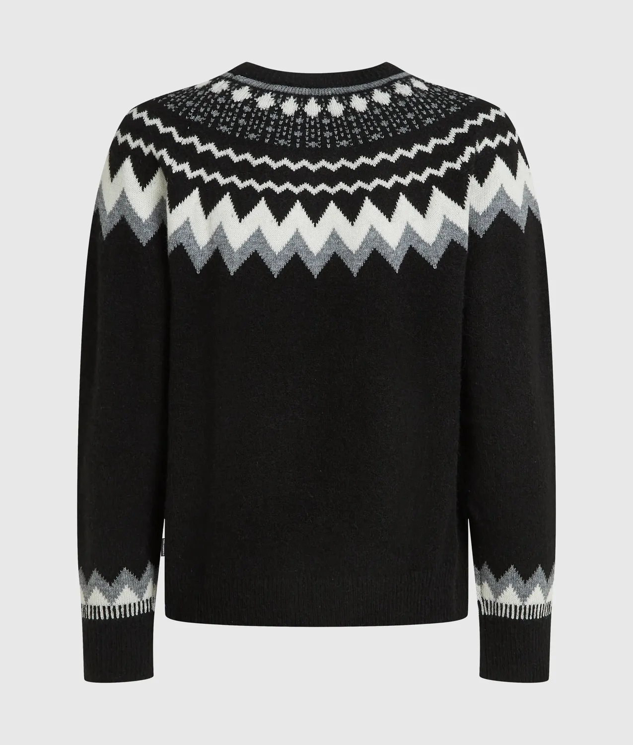 Karl Lagerfeld Fairisle Strickpullover Logo Crew-Neck