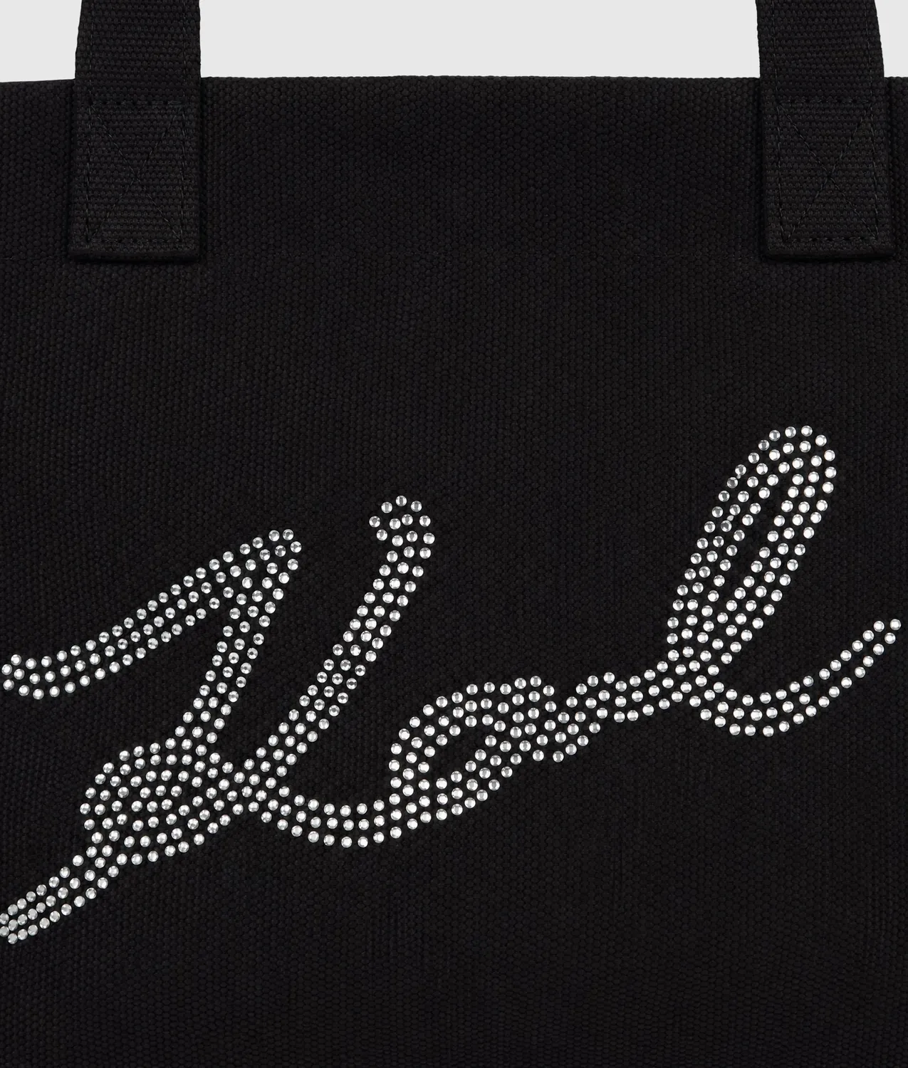 Karl Lagerfeld K/Signature Mini Rhinestone Shopper