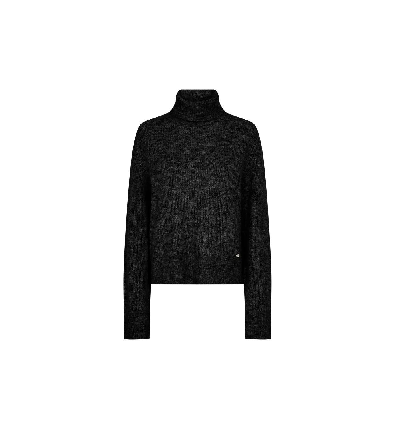 Mos Mosh Aidy Thora Rollkragenpullover Schwarz Regular