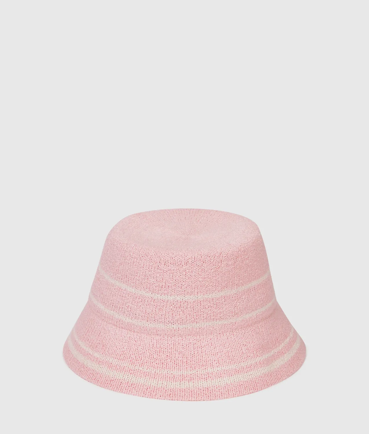 Karl Lagerfeld Signature Knit Bucket Hat Fischerhut