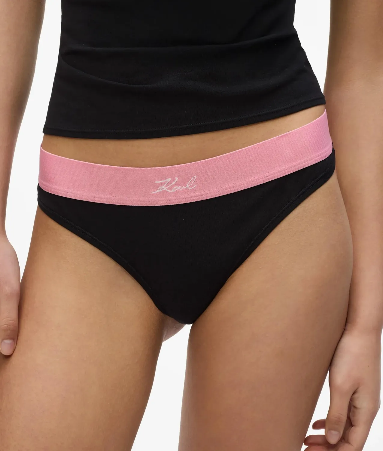 Karl Lagerfeld Signature String 7er Pack XS-XL Logobund Baumwolle