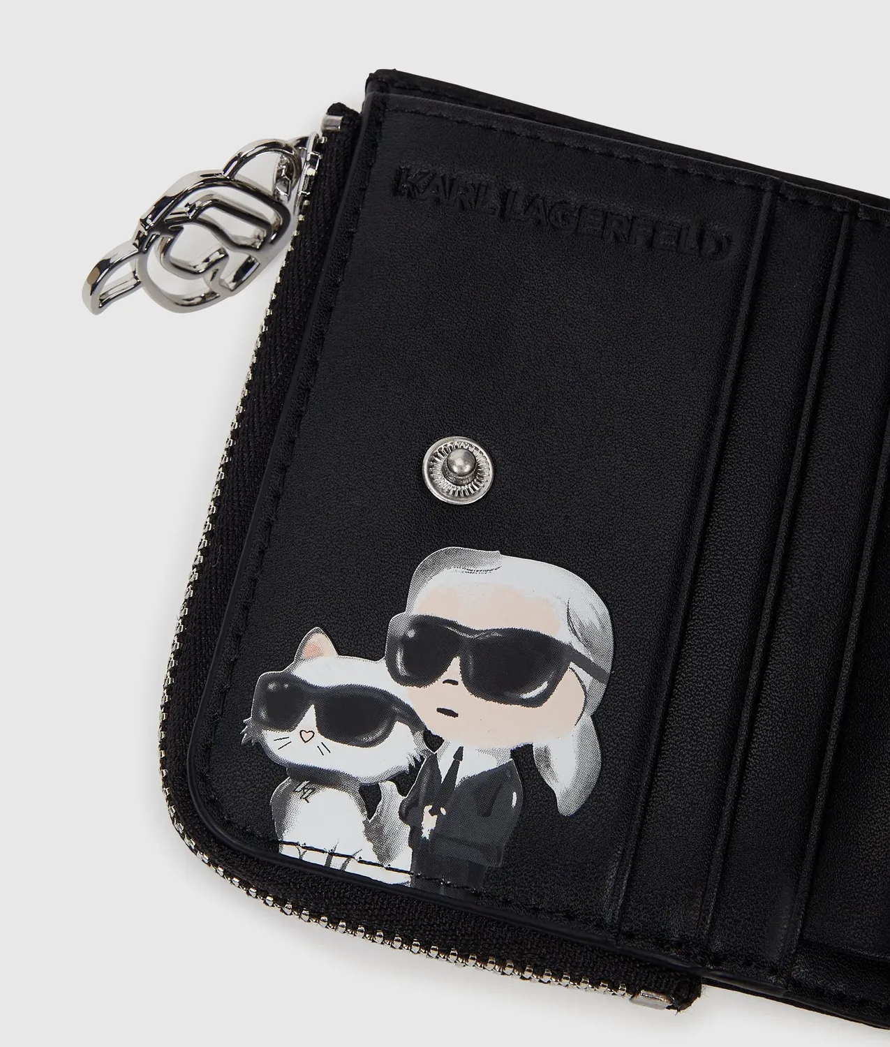 Karl Lagerfeld Ikon Bifold Geldbörse Nylon Aquarell
