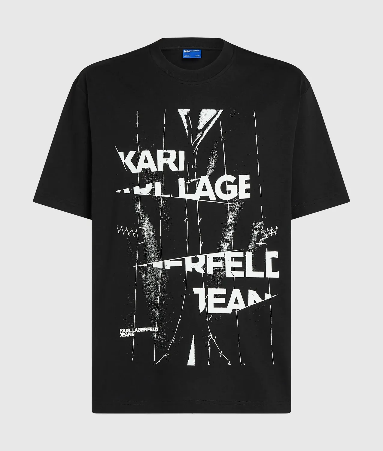 Karl Lagerfeld KL Jeans Relaxed Pinstripe T-Shirt