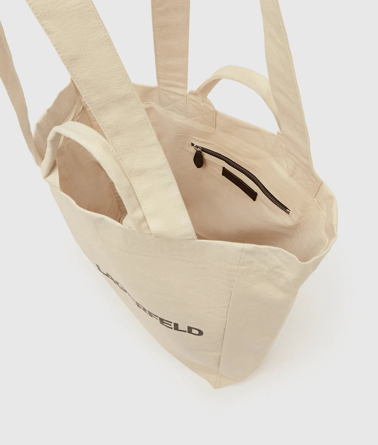 Karl Lagerfeld Logo Tall Tote Shopper Einheitsgröße Baumwolle