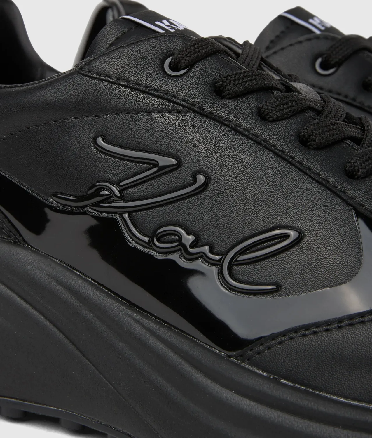 Karl Lagerfeld Krista Signia Sneaker Leder transluzente Sohle