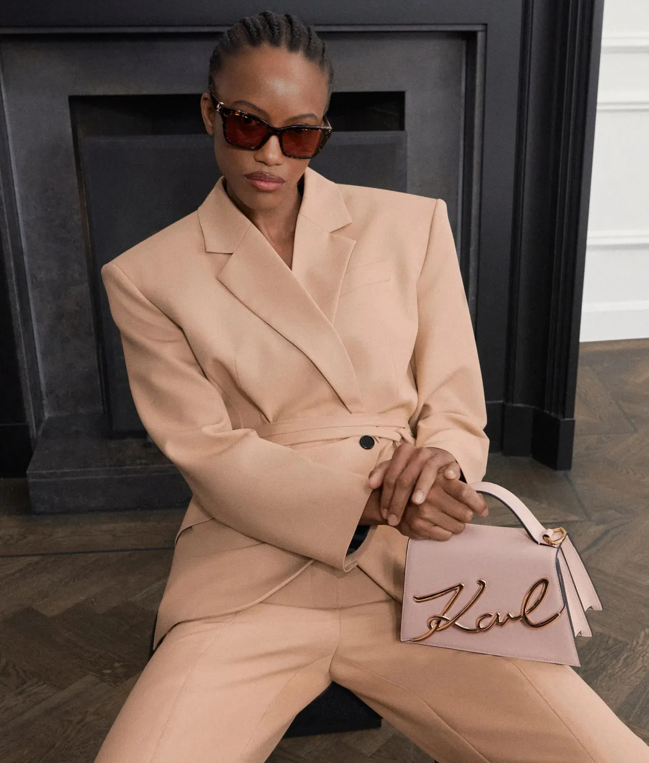 Karl Lagerfeld K Signature Crossbody Bag klein schwarz