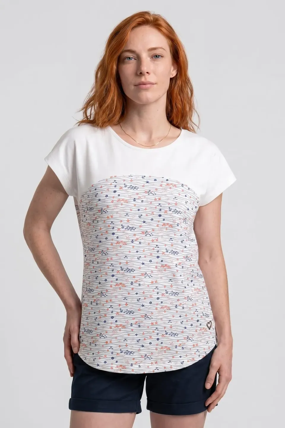 Alife & Kickin FridaAK B Shirt Damen grau Basic gerade