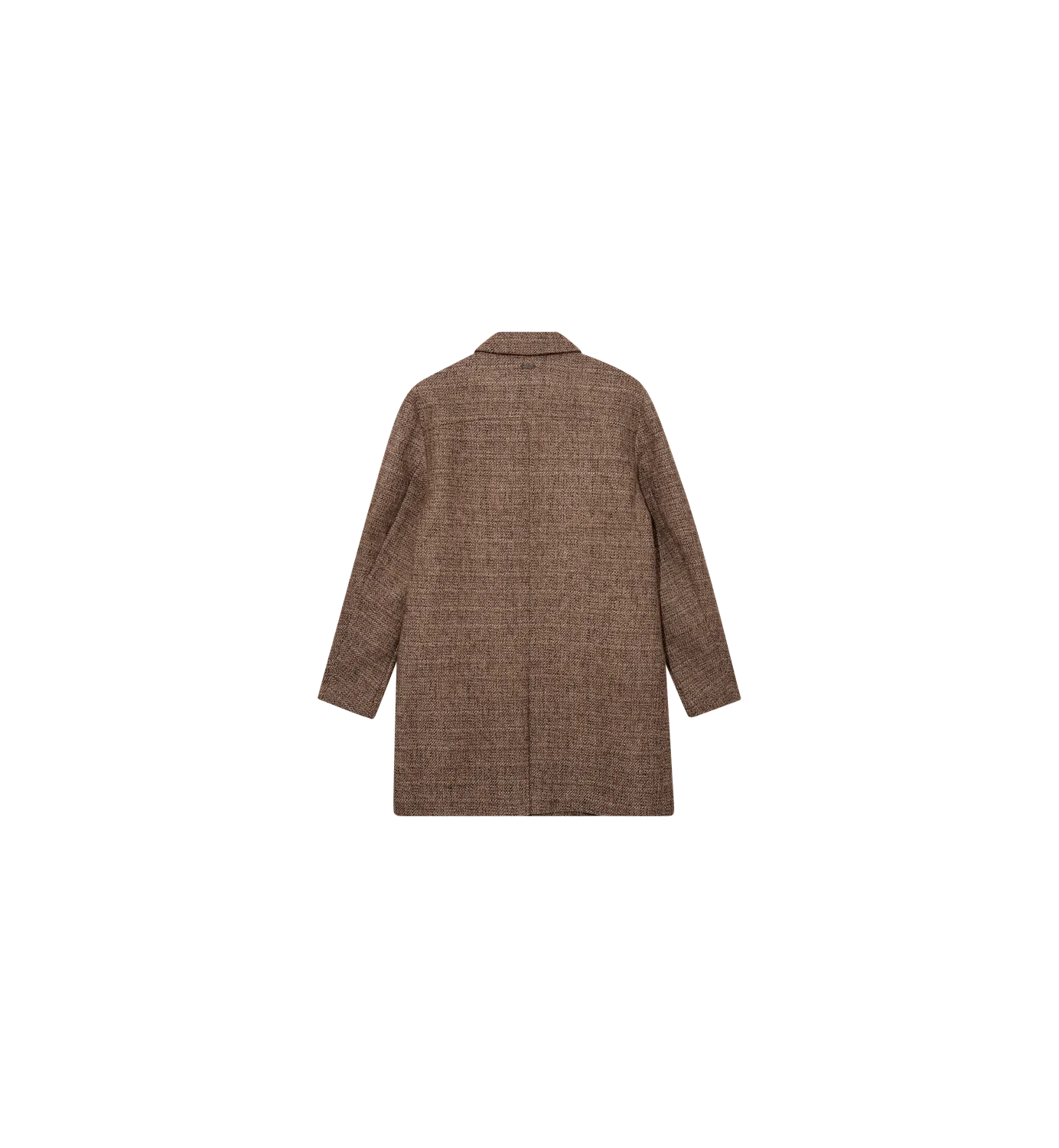Mos Mosh MMGBarkley Tweed Mantel Chocolate Brown Wollmix S