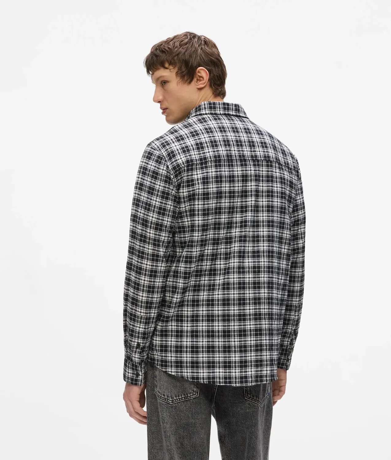Karl Lagerfeld KL Jeans Chest Pocket Hemd kariert