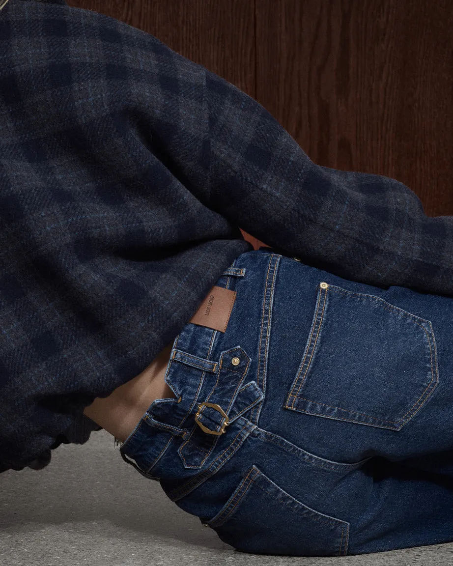 Mos Mosh MMRelee Buckle Jeans Dunkelblau Straight