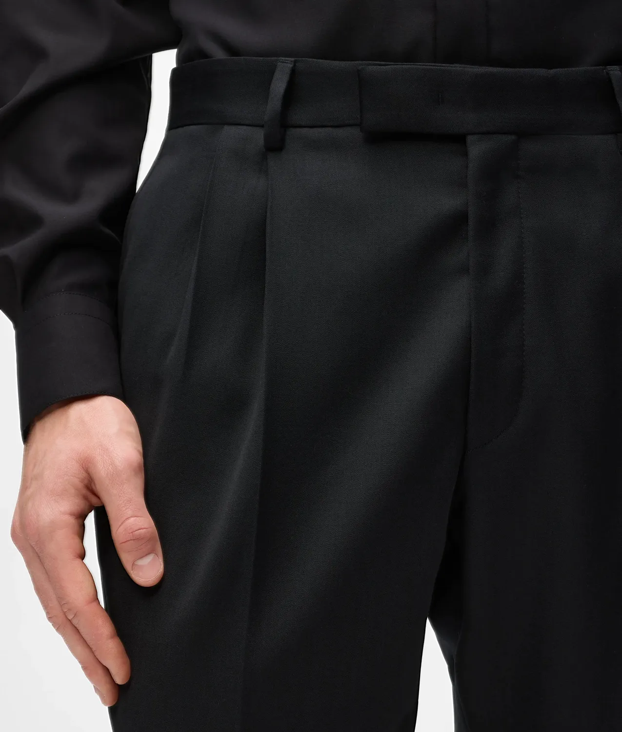 Karl Lagerfeld KL Studio Anzughose Wolle Regular-Fit