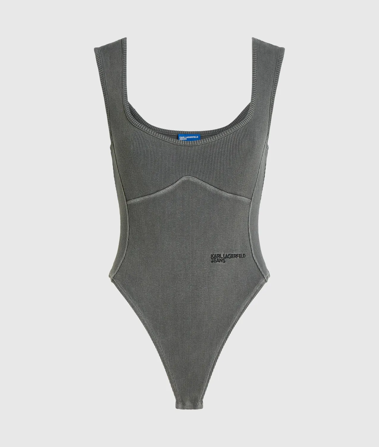 Karl Lagerfeld Jeans Washed Bodysuit Body gerippt