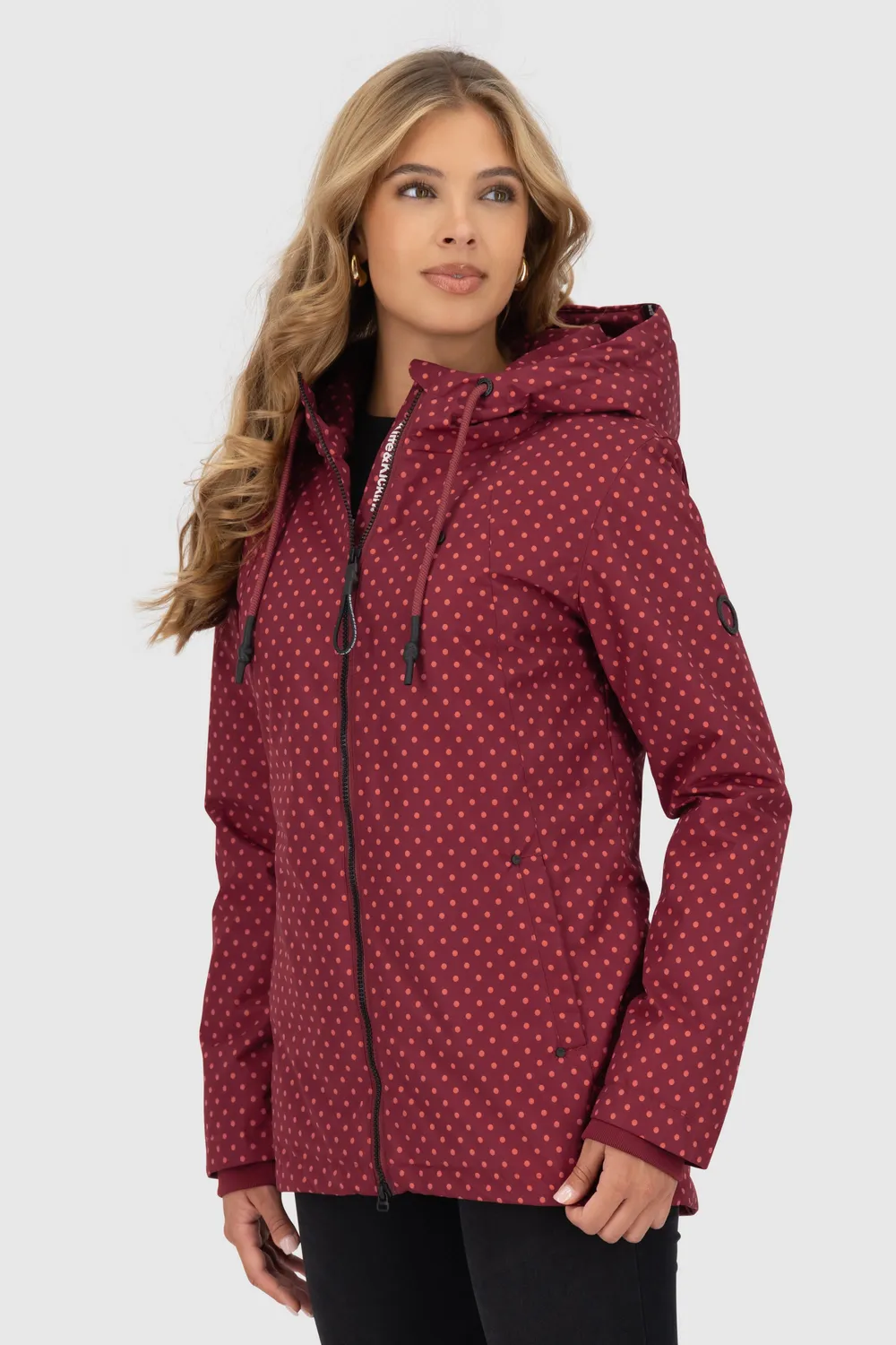 Alife & Kickin LilouAK B Winterjacke dunkelrot Teddyfutter