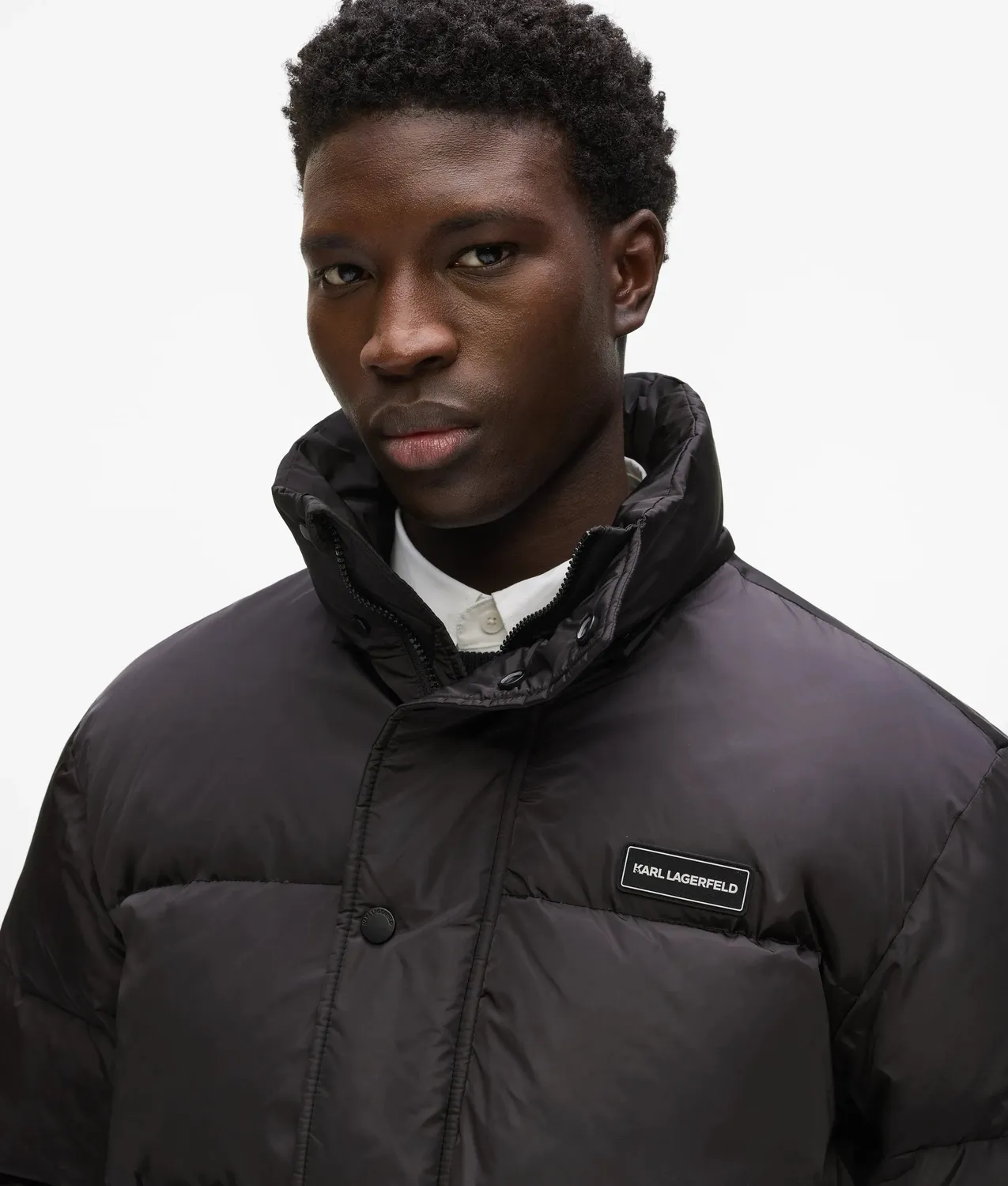 Karl Lagerfeld Short Hooded Puffer Jacke Herren Stepp