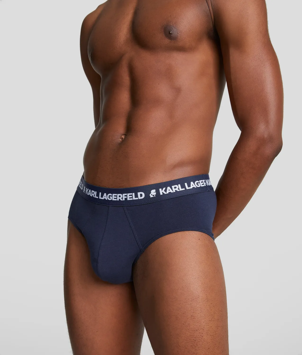 Karl Lagerfeld Logo Briefs Herren 3er-Pack Baumwolle Mid-Rise