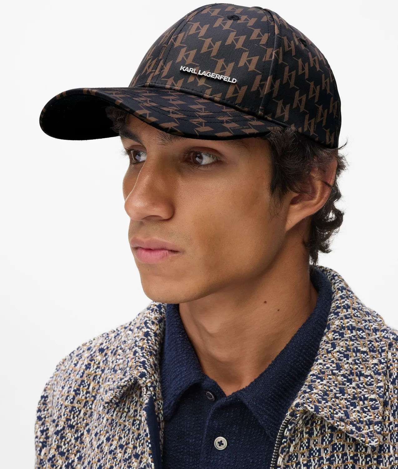 Karl Lagerfeld K/Monogram Cap Monogramm Einheitsgröße