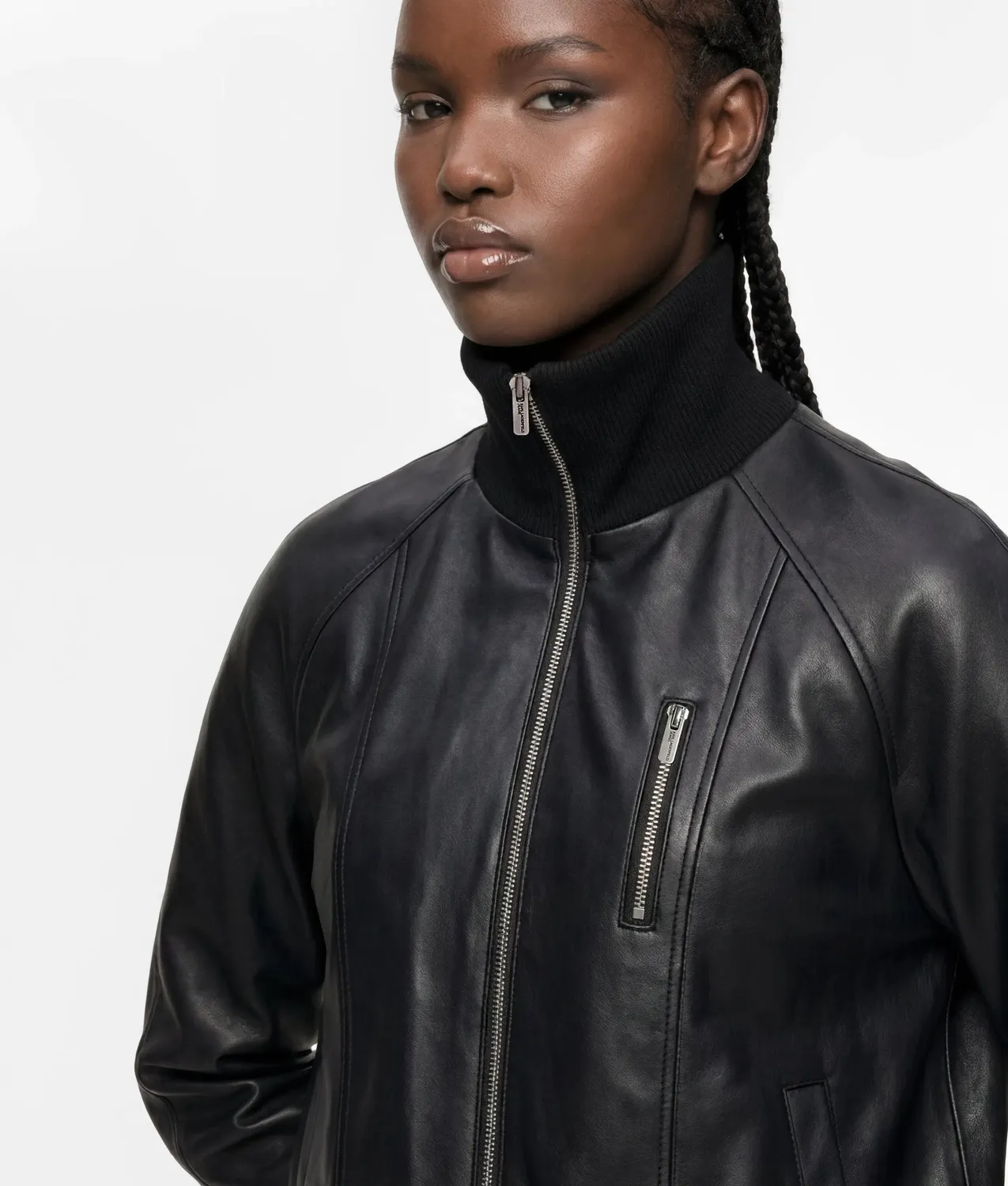 Karl Lagerfeld KLJ X Pietro Terzini Jacke Kunstleder wattiert