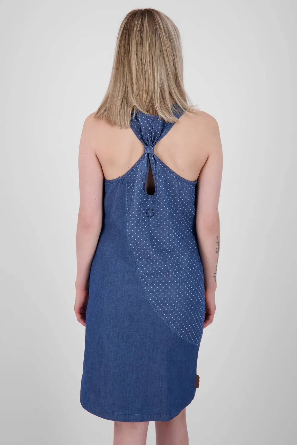 Alife & Kickin CameAK B Sommerkleid dunkelblau Denim-Optik
