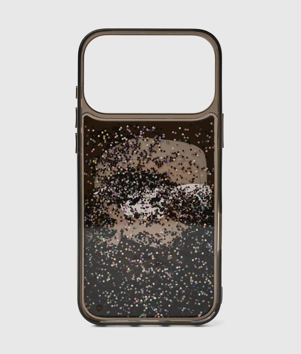 Karl Lagerfeld Ikon Karl Glitzer iPhone 17 Pro Hülle
