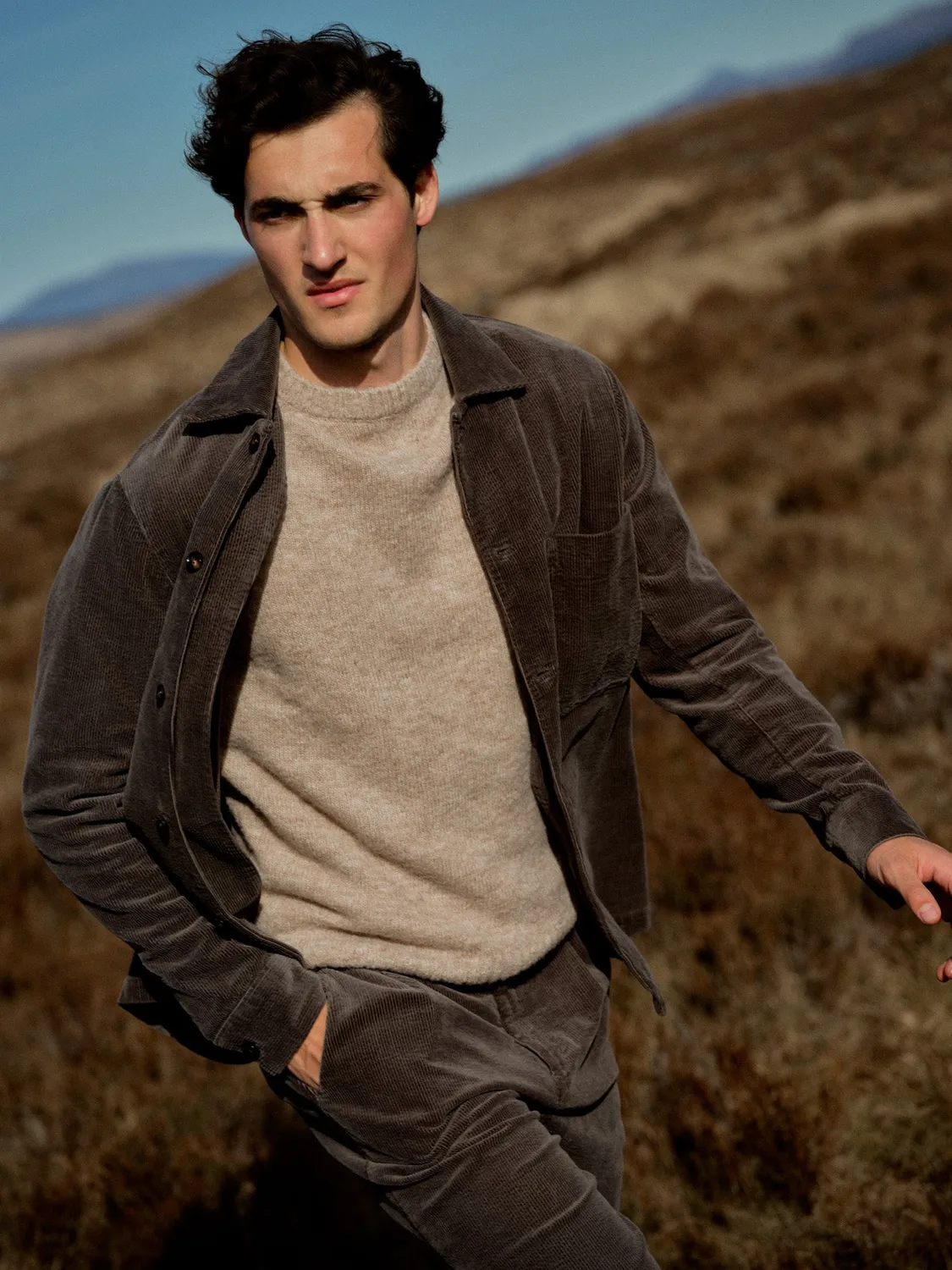 Mos Mosh MMGConley Corduroy Overshirt Cord Toffee