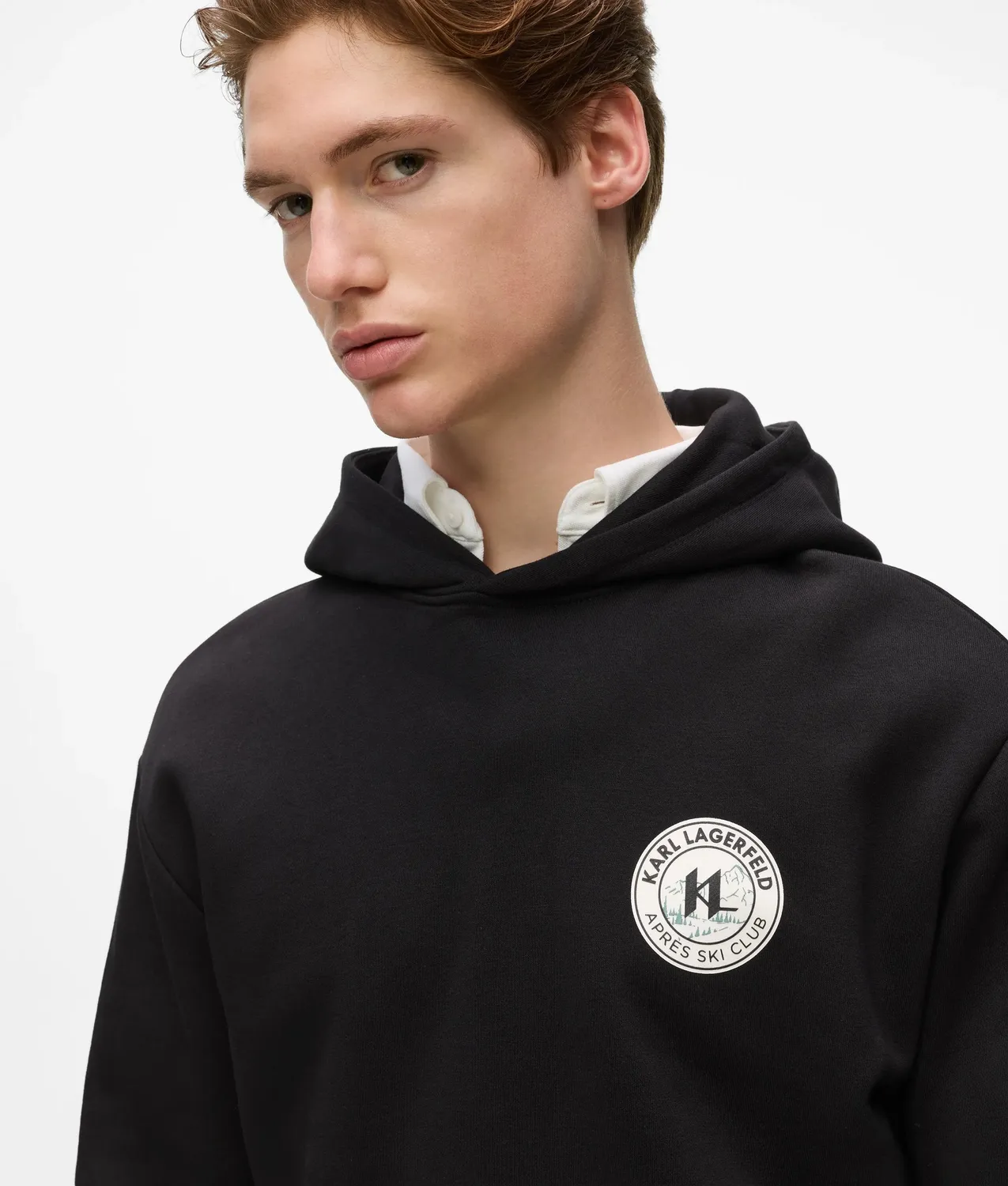 Karl Lagerfeld Après Ski Club Hoodie mit Rückenprint