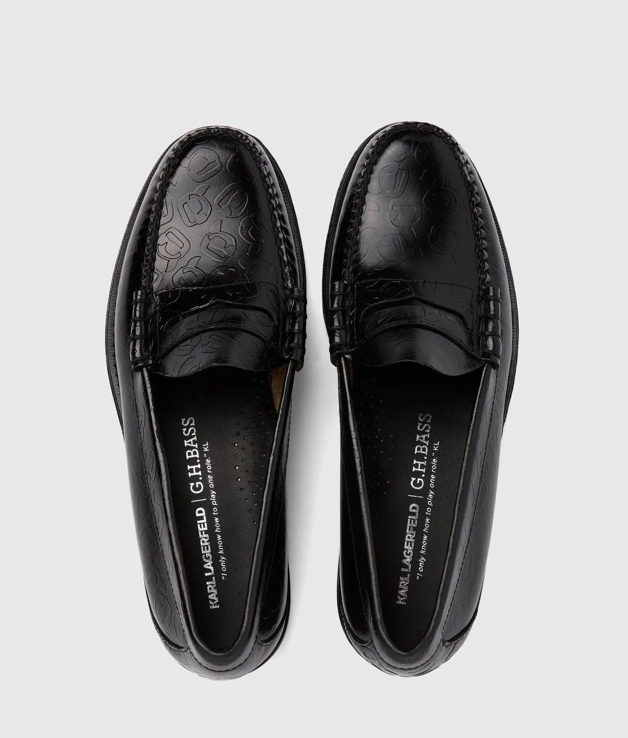 Karl Lagerfeld KL X G.H.BASS Ikon NFT Loafer Leder