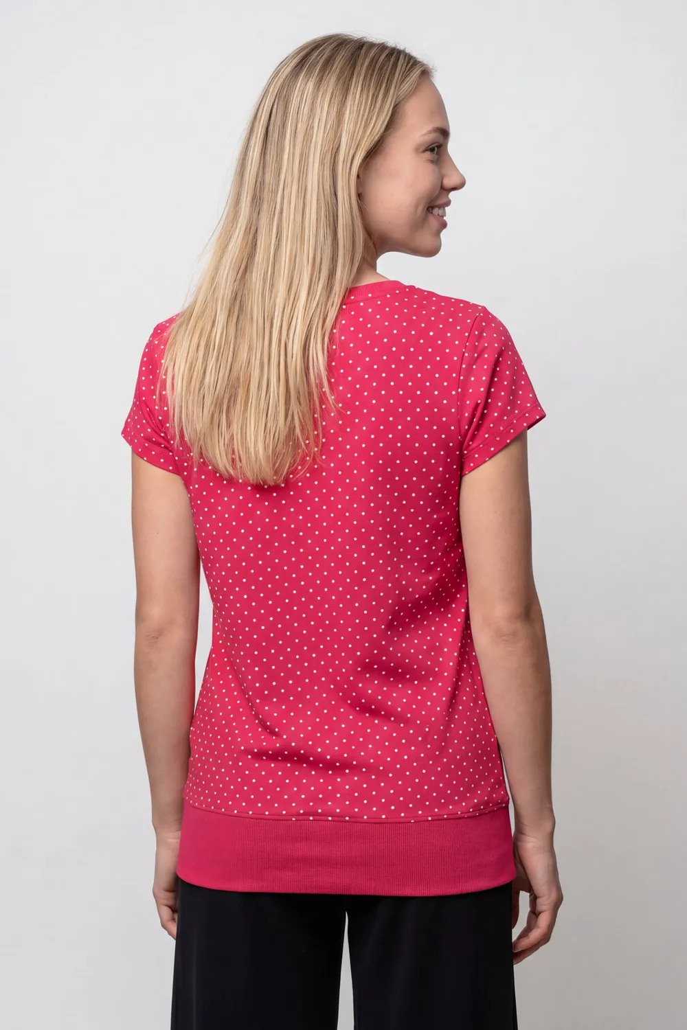 Alife & Kickin BirteAK P Shirt Damen Rot Baumwolle