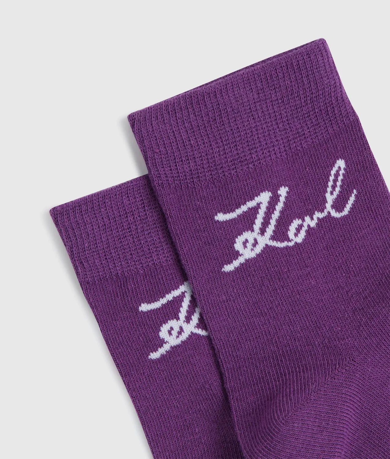 Karl Lagerfeld Signature Socken 5er-Pack halbhoch schwarz