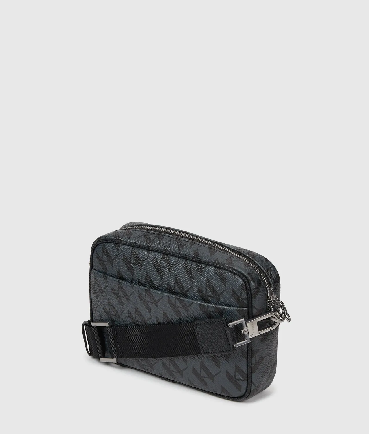 Karl Lagerfeld Ikon Monogram Crossbody Bag Herren Zip
