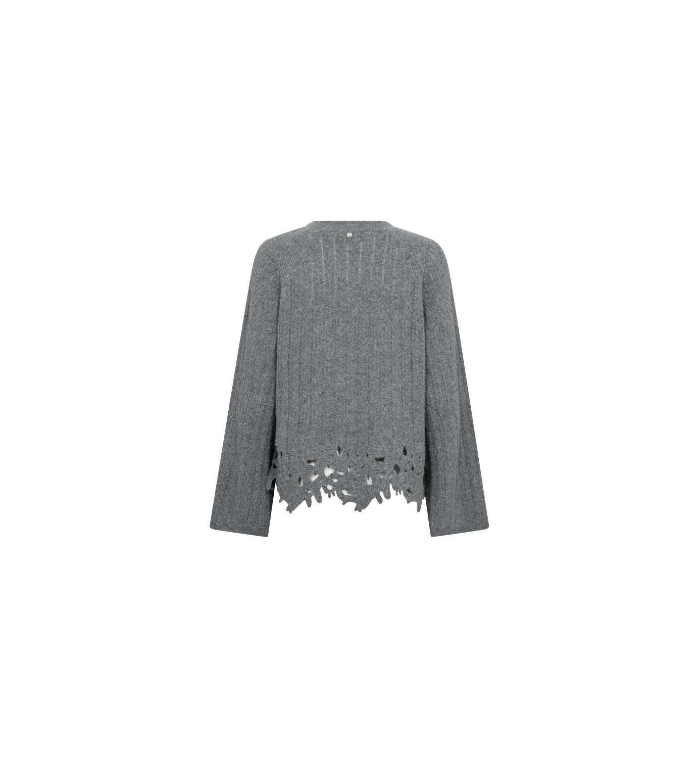 Mos Mosh Vanju Liora Lace Strickpullover Thunderstorm