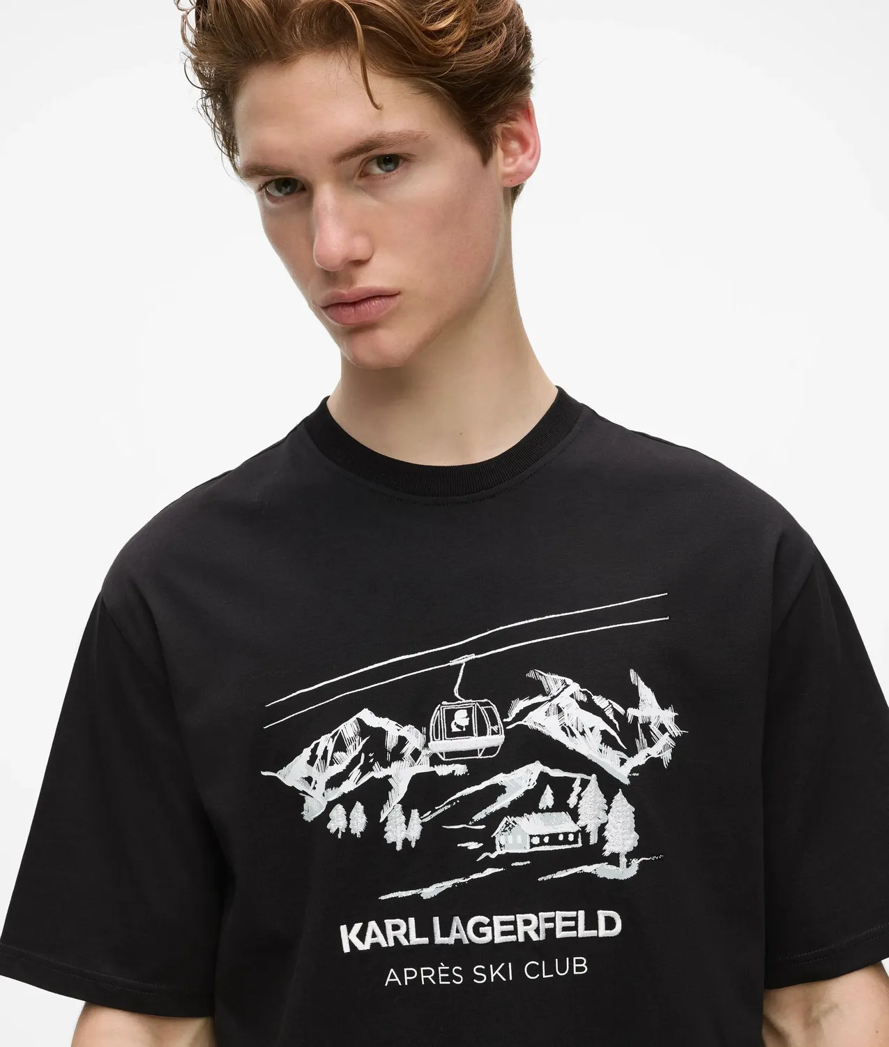 Karl Lagerfeld Après Ski Club T-Shirt Baumwolle