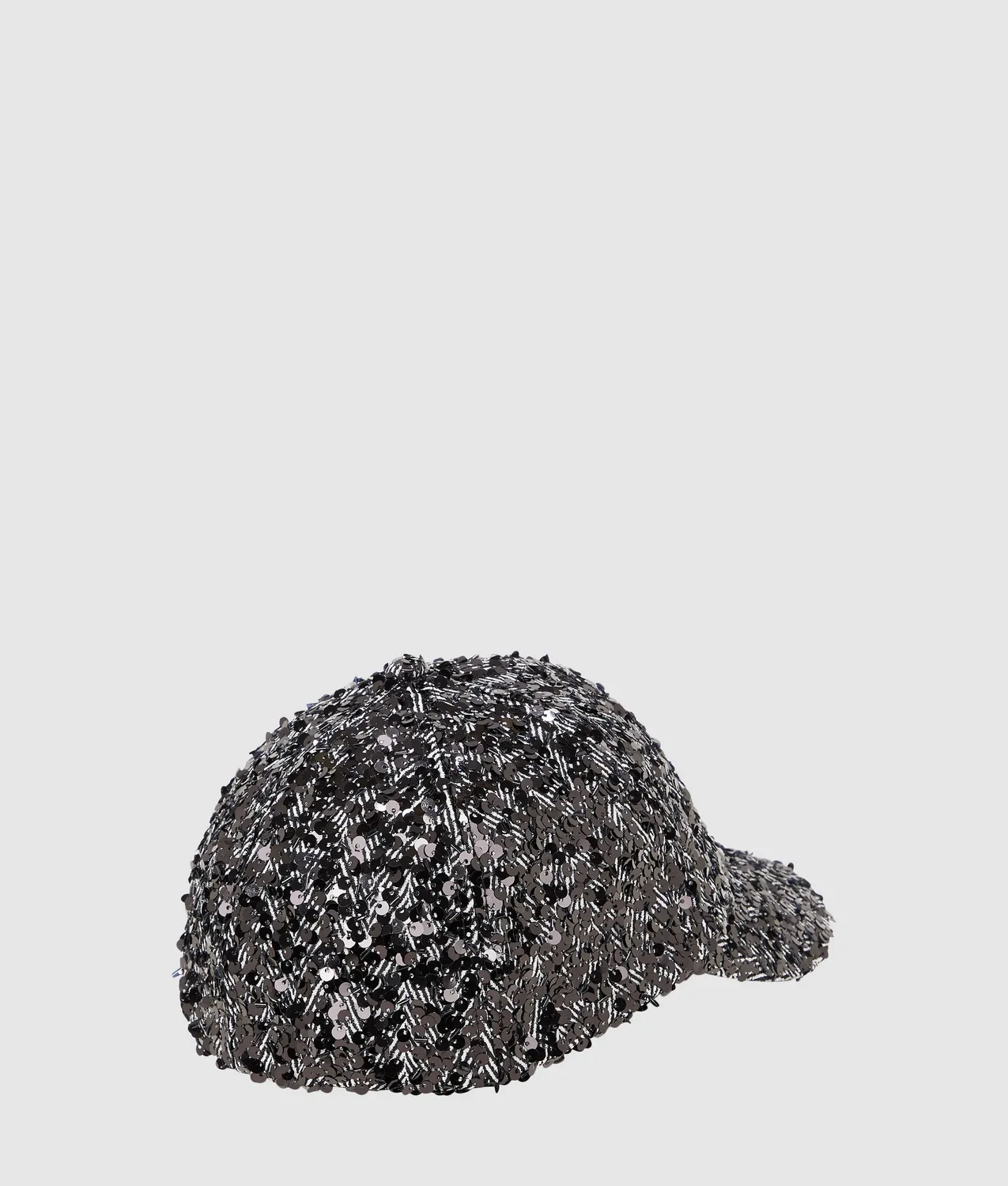 Karl Lagerfeld K Signature Cap Pailletten schwarz
