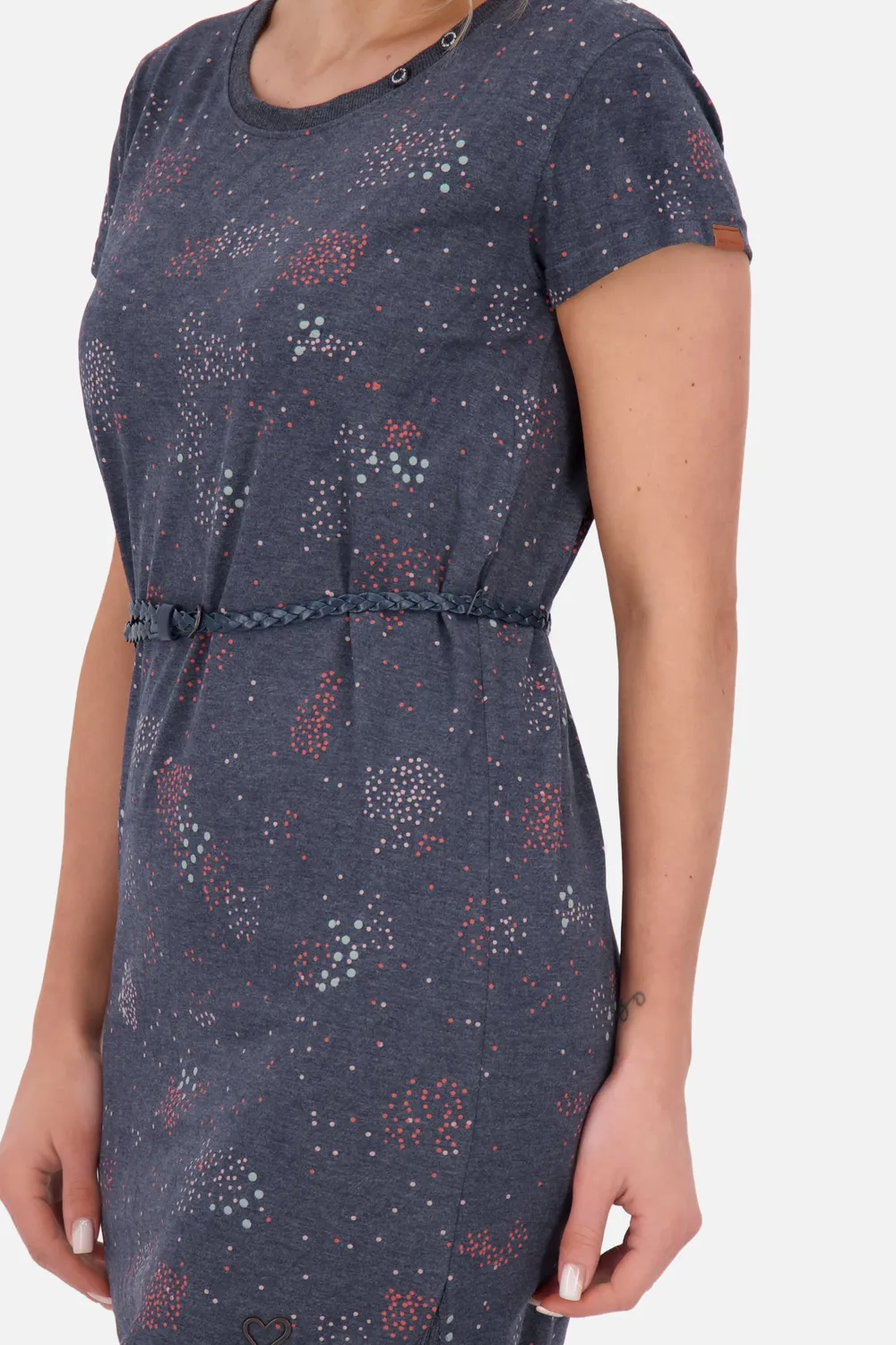 Alife & Kickin ColetteAK B Kleid dunkelblau gemustert