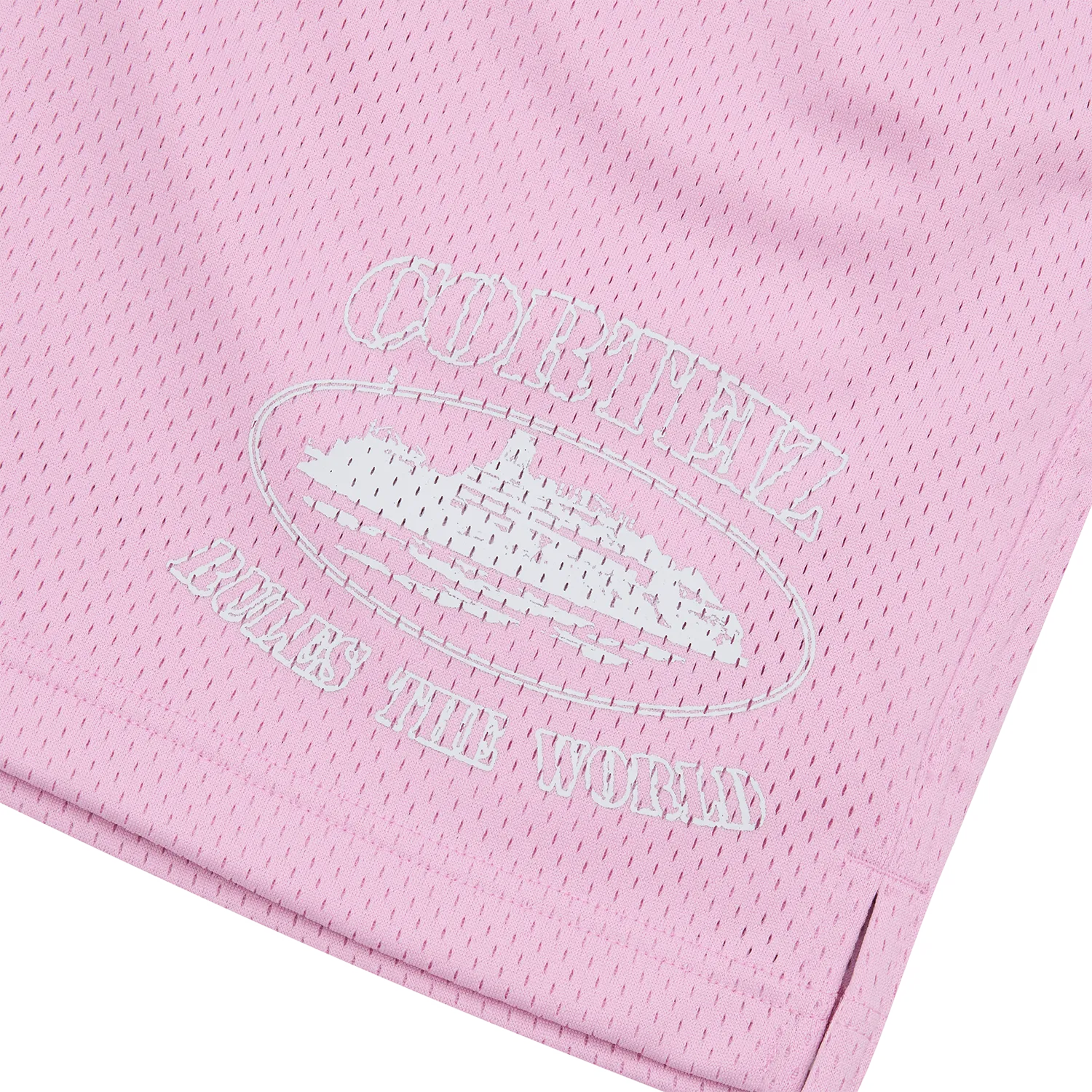 Corteiz OG Alcatraz Mesh Short Shorts Pink Mesh