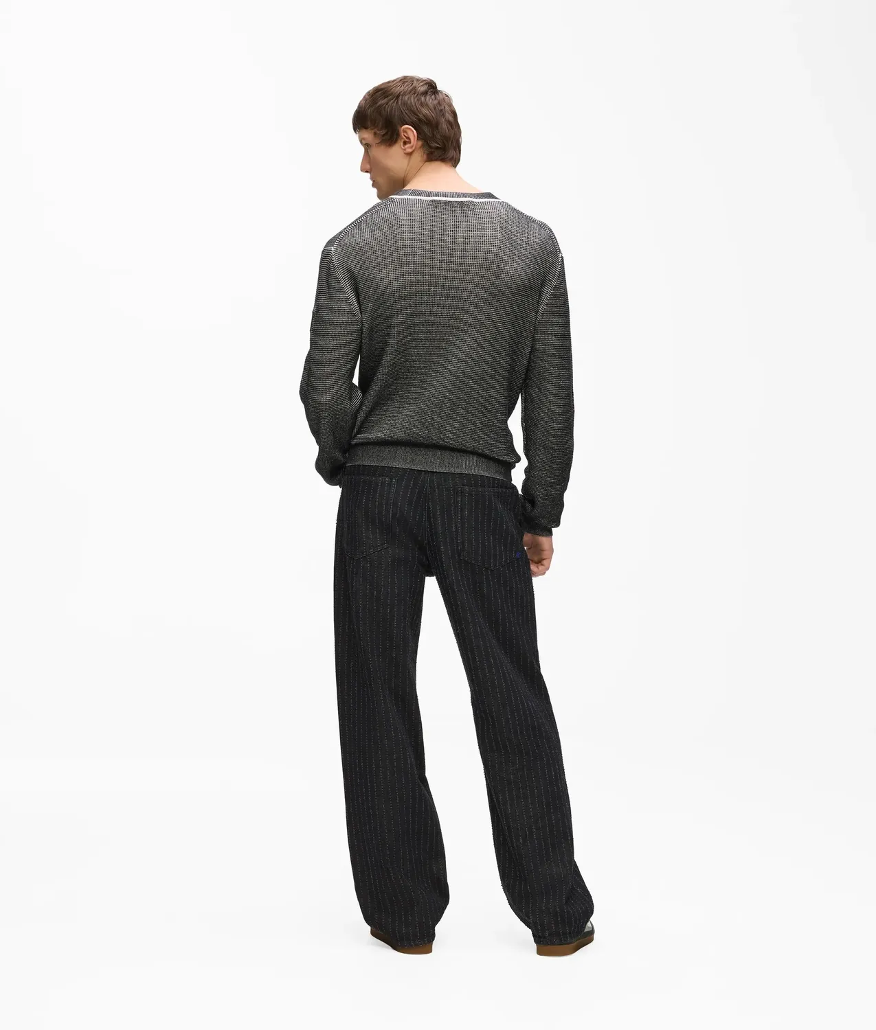 Karl Lagerfeld KL Jeans Pinstripe Relaxed Nadelstreifen