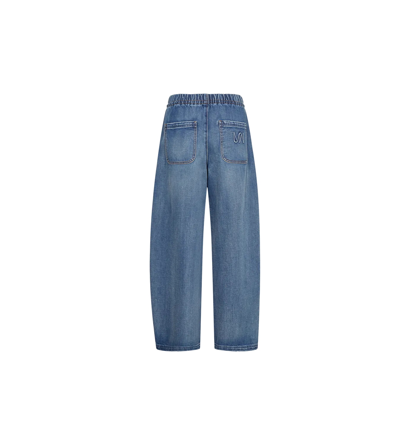 Mos Mosh Giulia Jog Jeans Blau Relaxed High Waist