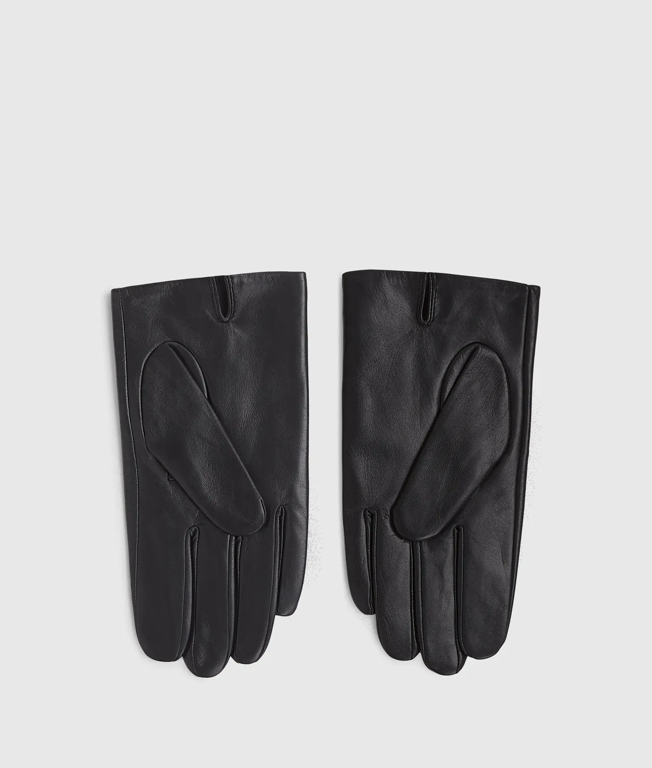 Karl Lagerfeld K Logo Lederhandschuhe schwarz