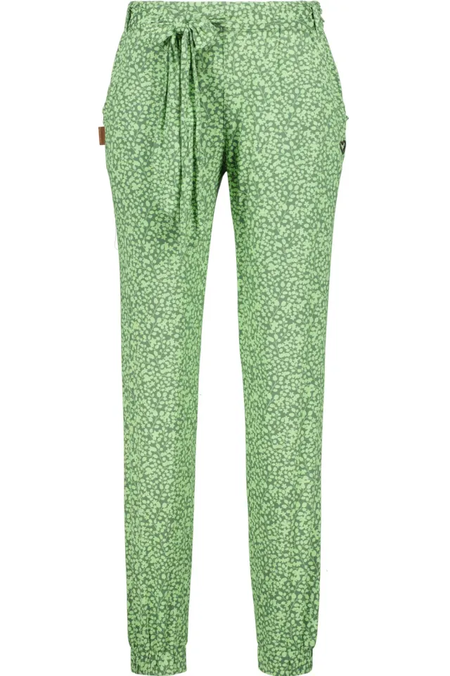 Alife & Kickin AliceAK Stoffhose Damen grün Print