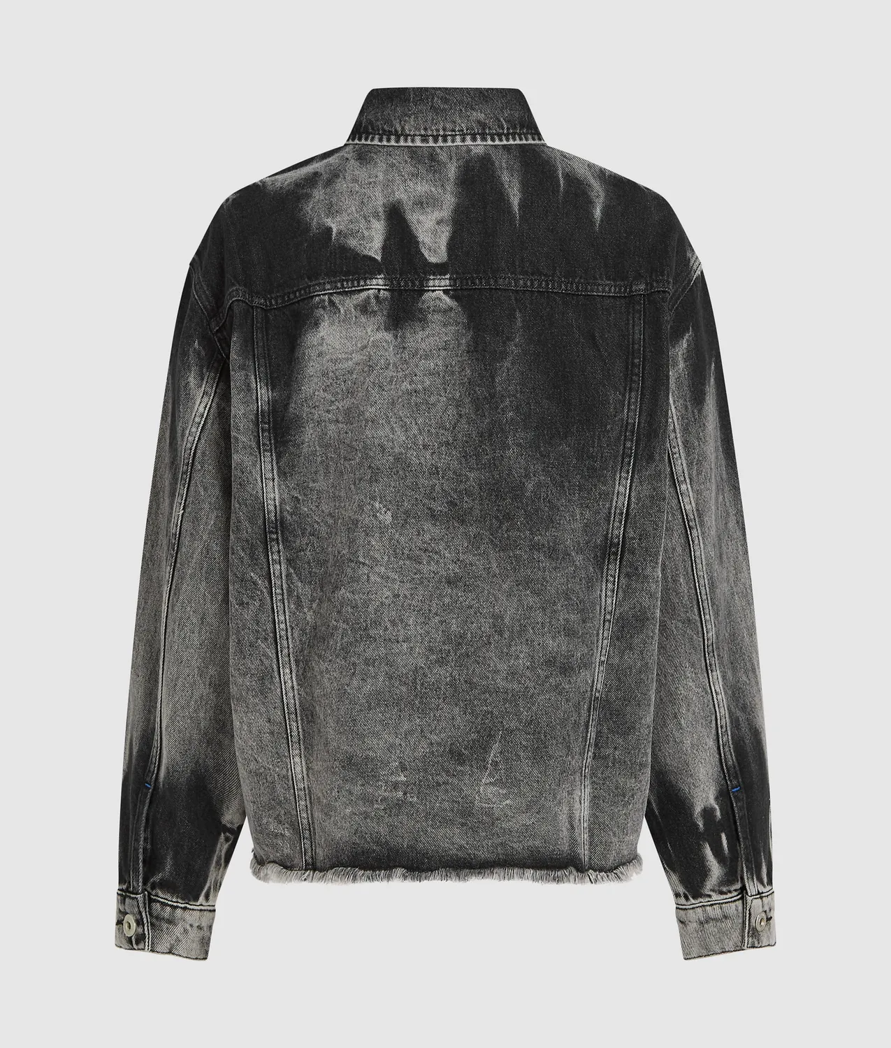 Karl Lagerfeld KL Jeans Jeansjacke Bleached Raw-Hem