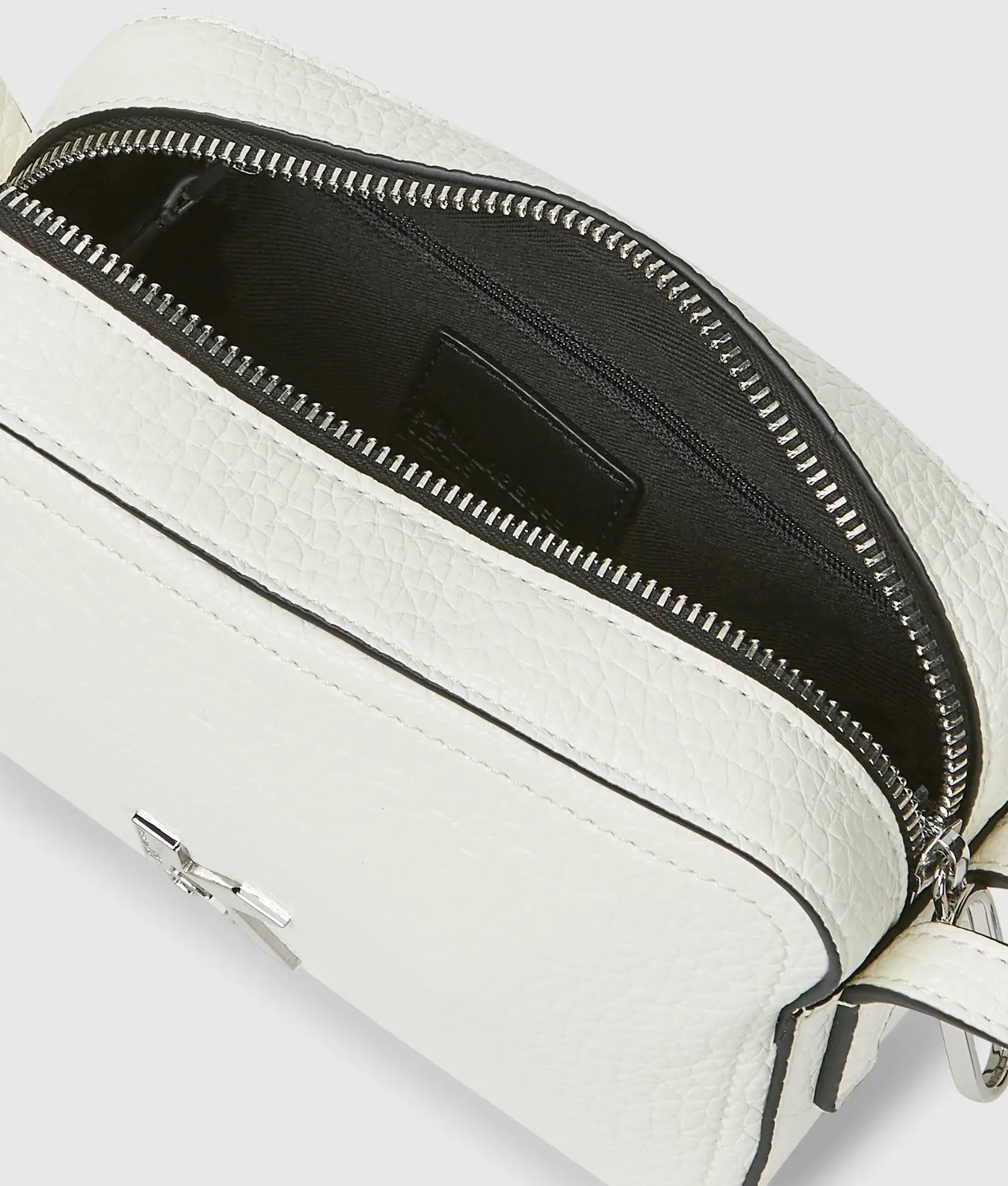 Karl Lagerfeld K Logo Camera Bag genarbt verstellbar