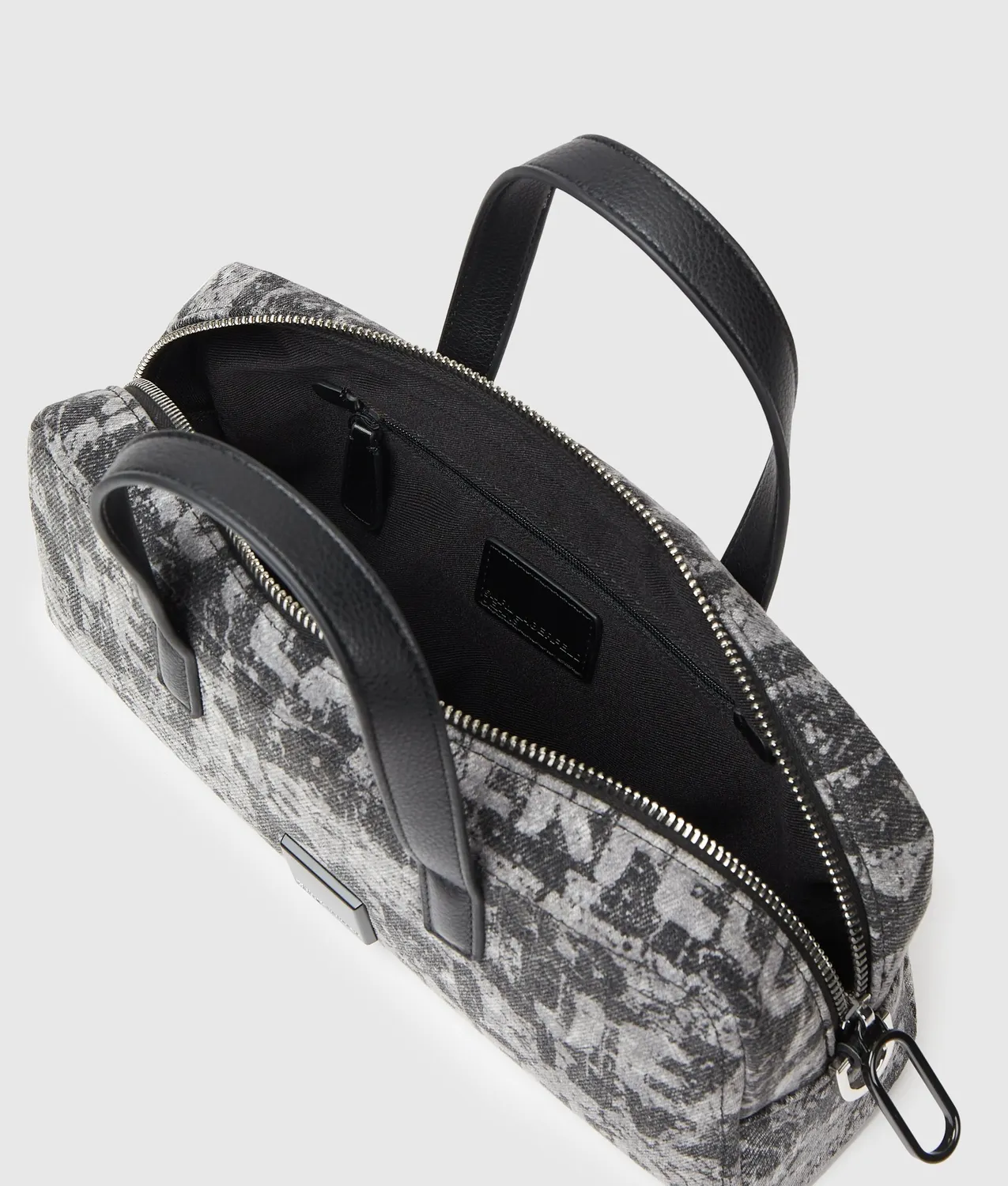 Karl Lagerfeld Jeans Bowling Bag Denim Print