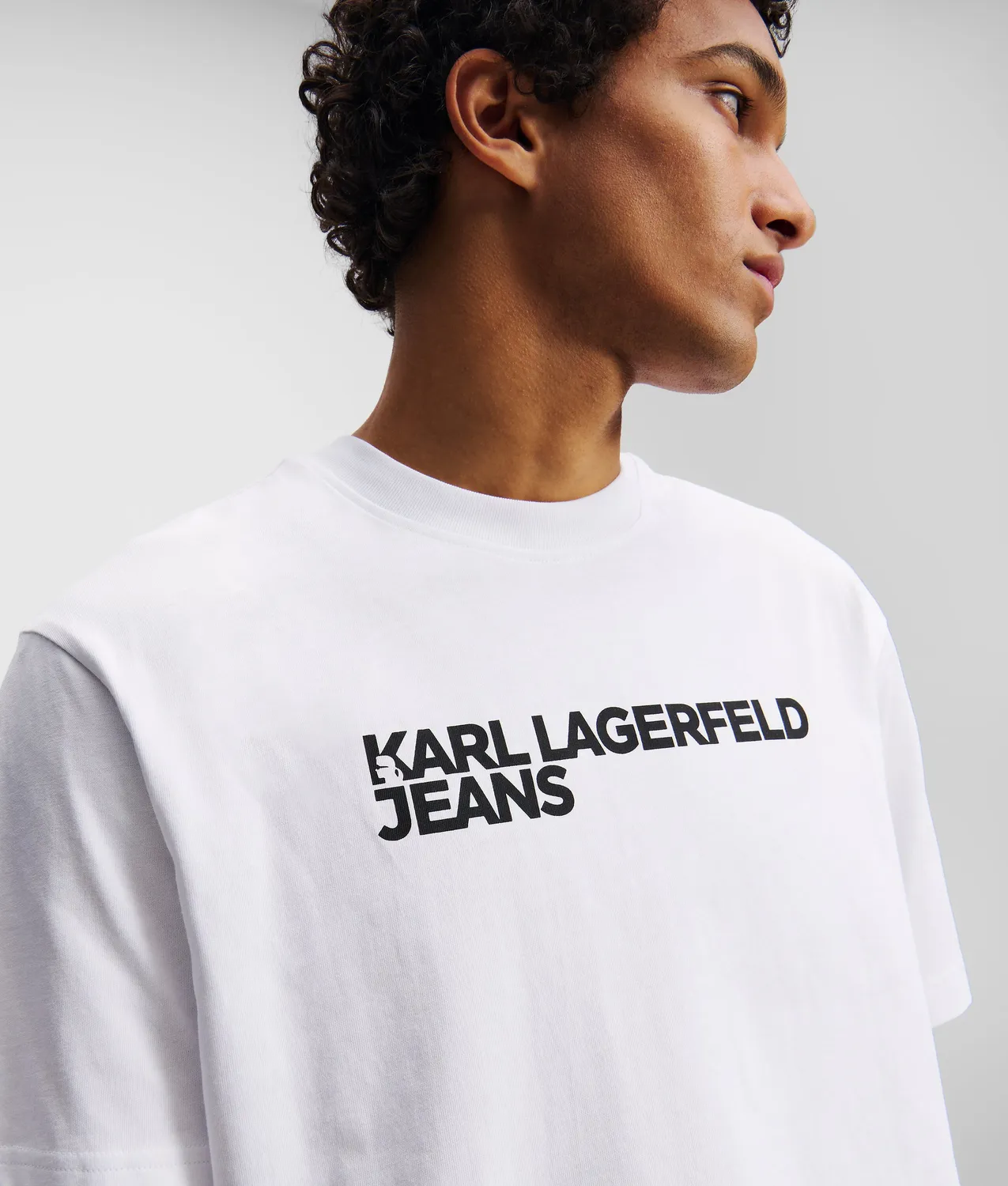 Karl Lagerfeld Jeans Logo T-Shirt Baumwolle Regular Fit