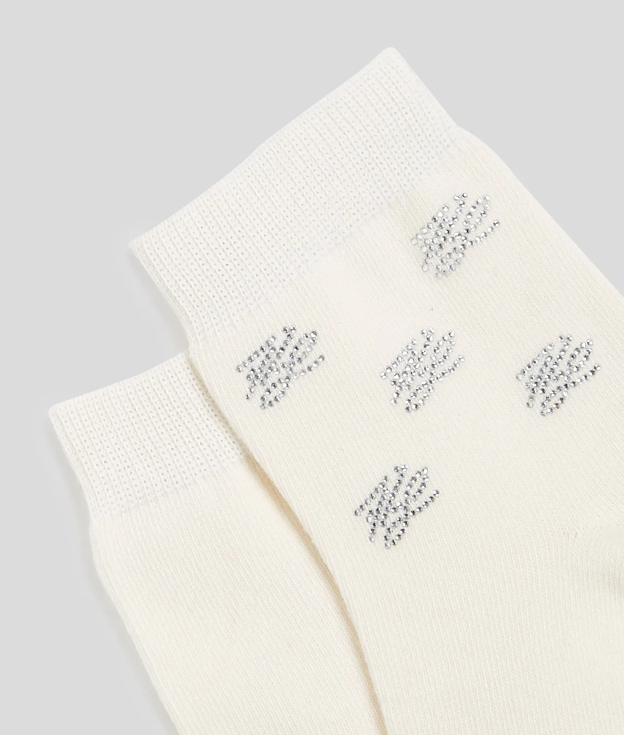 Karl Lagerfeld K/Autograph Socken 2er-Pack Strass
