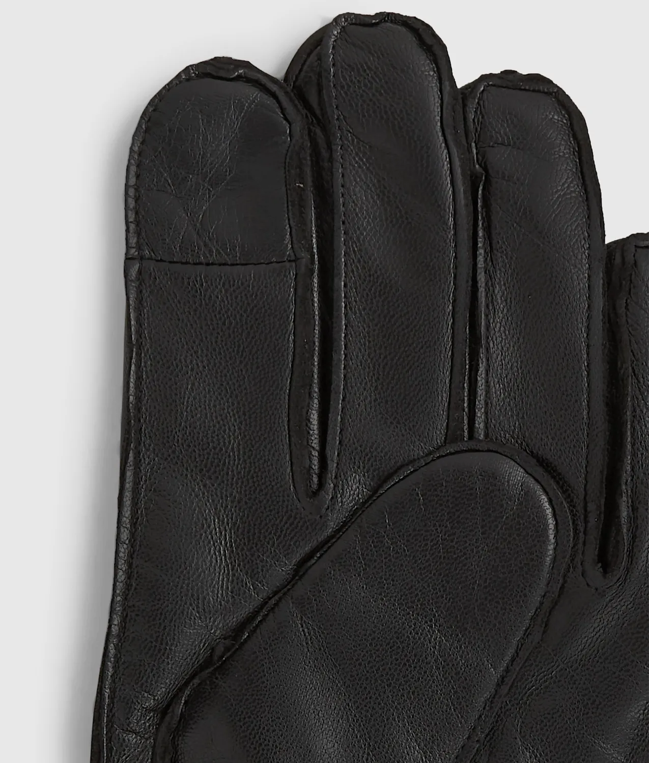Karl Lagerfeld K/Monogram Lederhandschuhe Echtleder schwarz
