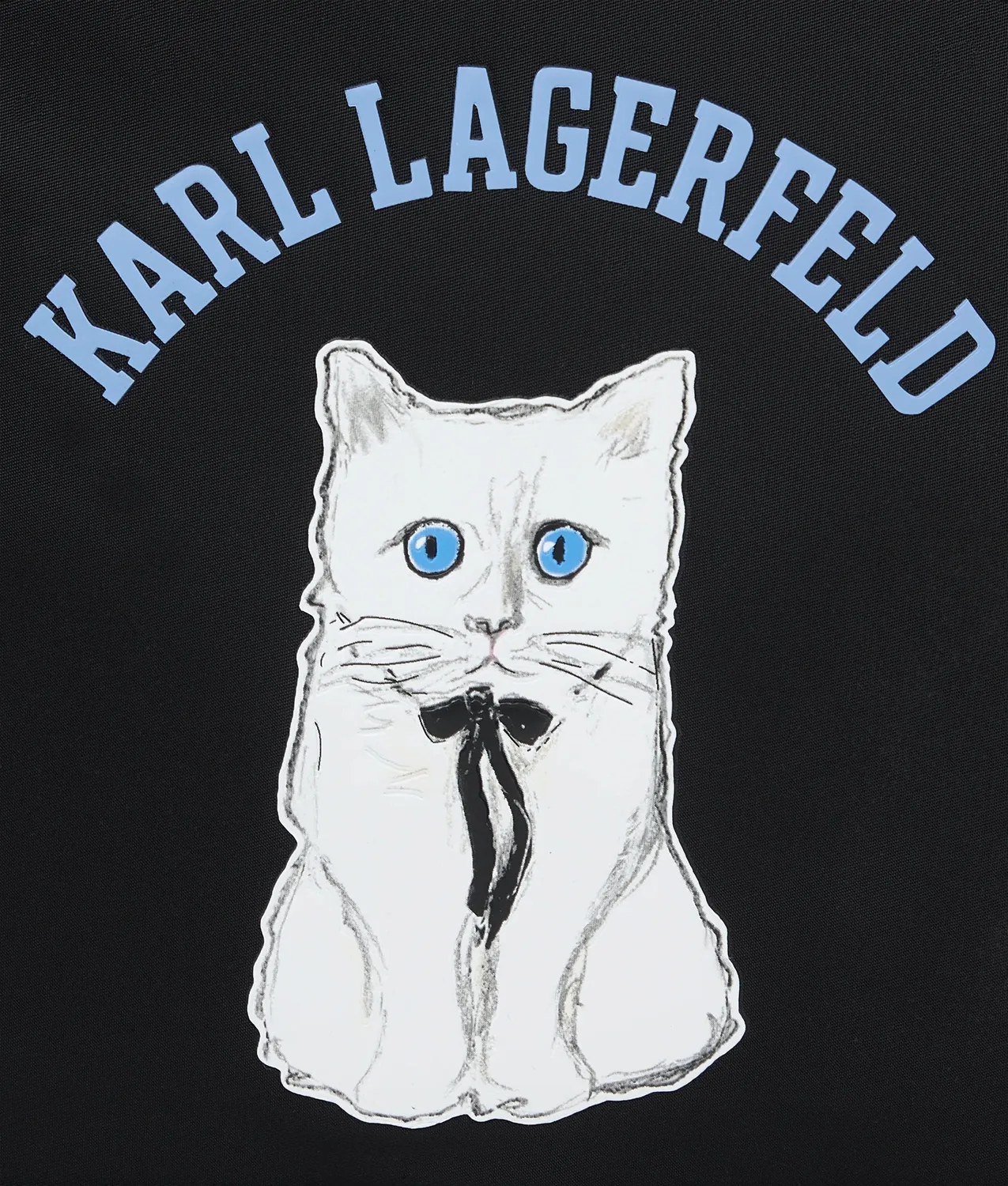 Karl Lagerfeld Ikon Choupette Rucksack groß schwarz